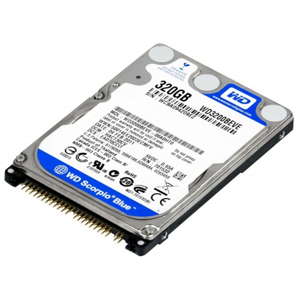 Hard disk laptop second hand WD3200BEVE 320GB IDE 2.5"