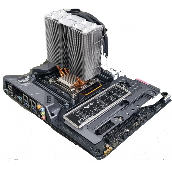 Kit placa de baza DDR4 ASUS TUF X299 MARK 1 cu cooler Be quiet Shadow Rock Slim 2 si procesor server Intel Core 14CORE i9-7940X 3.1Ghz