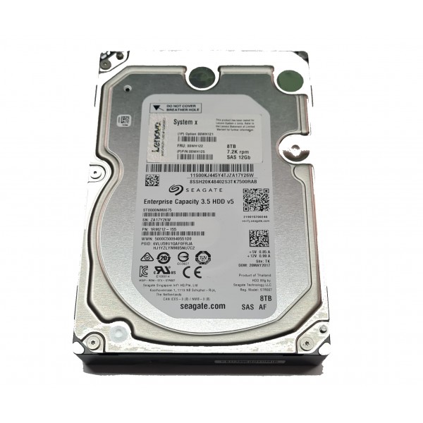 Hard disk server Lenovo Enterprise 8TB 7.2K 12GB SAS ST8000NM0075 FRU 0WH122 3.5"