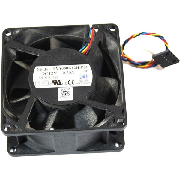 Ventilator Foxconn 12V 0.7A 80mm x 80mm x 38mm 71.5CFM PVA080K12H-P01 0G944P