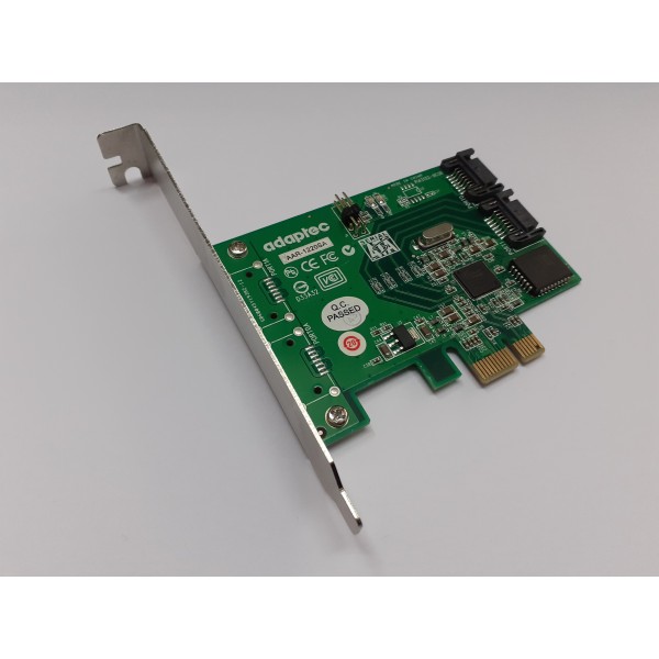 Controller RAID SATA Adaptec AAR-1220SA PCI Express x1 2-Port SATA 3Gb/s suporta RAID 0 1 si JBOD HIGH Profile