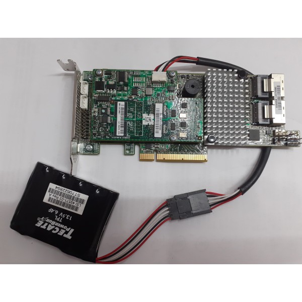 Controller Raid LSI Logic MegaRAID SAS 9271-8i L3-25413-38001 Low Profile cu baterie