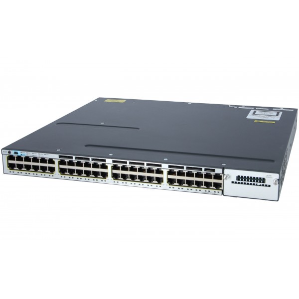 Switch second hand Cisco WS-C3750X-48T-L V01 - 48x Port 10/100/1000 Base-T 1U