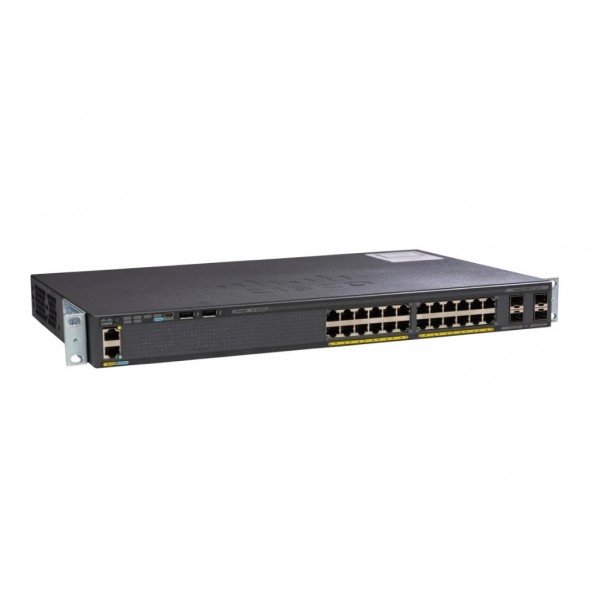 Switch Cisco WS-C2960X-24TS-L L2/L3 Gigabit Ethernet (10/100/1000) 1U 4 X SFP 2 X RJ45 FARA URECHI PRINDERE IN RACK