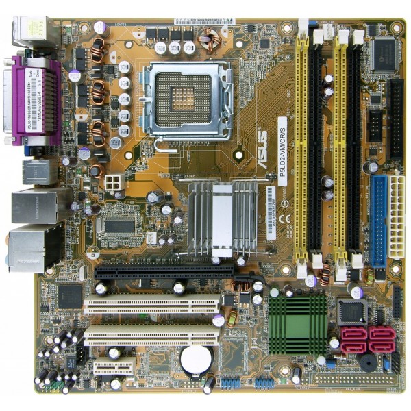 Placa de baza PC Second hand Asus P5LD2 VM/S cu procesor E6300 si cooler LGA775