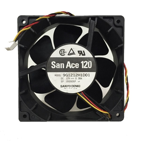 Ventilator San Ace 120 model 9G1212H1D01 12V 0.38A 3 fire
