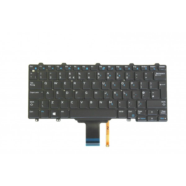 Tastatura laptop second hand DELL Latitude E7250 E5250 UK Backlit DP/N D2C6M