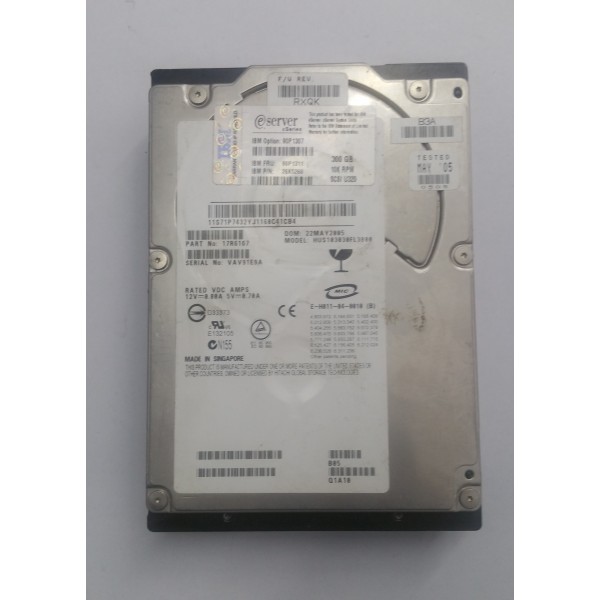 Hard disk server SCSI 300GB 10K U320 divese modele 3.5''