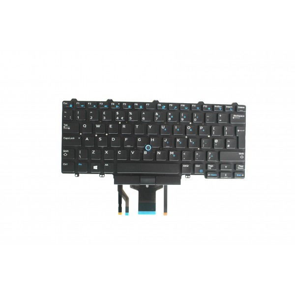 Tastatura laptop second hand Dell Latitude E5450 E5470 5480 E7450 E7470 7480 K9V28 UK