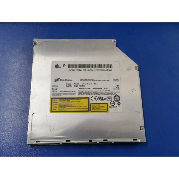 Unitate optica DVD RW  APPLE MACBOOK PRO MODEL A1185 S10NA 678-0558B