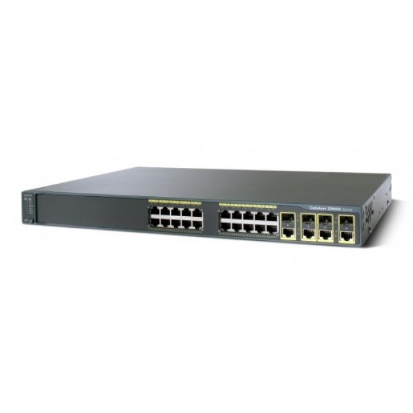 Switch Full Gigabit CISCO WS-C2960G-24TC-L V03 CATALYST 2960 24-PORT 10/100/1000 4 T/SFP LAN BAS