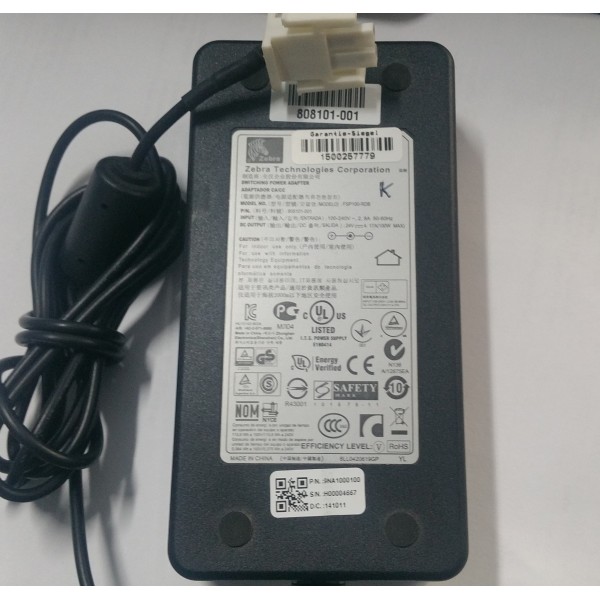 Alimentator Zebra Technologies FSP100-RDB 24V 4.17A 808101-001