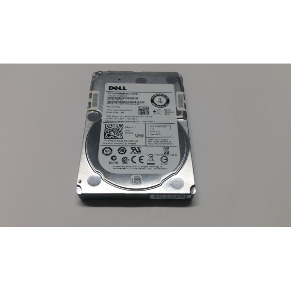 Hard disk server DELL Constellation.2SED ST91000642SS 1TB 7200RPM 6Gbps DP/N XKGH0 9W5WV 2.5"  SAS