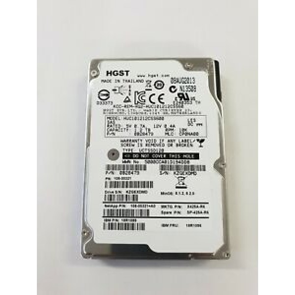 Hard disk server 1.2TB 10K RPM 6Gbps HGST HUC101812CS4204 HUC101212CSS600 FRU 18R1086