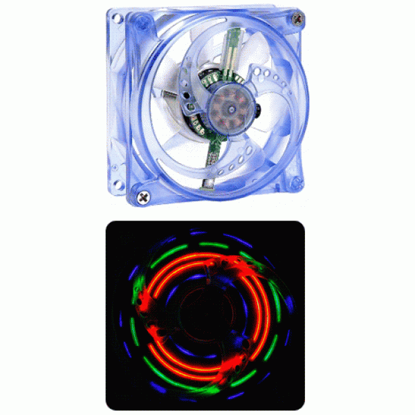 Ventilator PC Revoltec Light FX 12V 0.3A 80mm