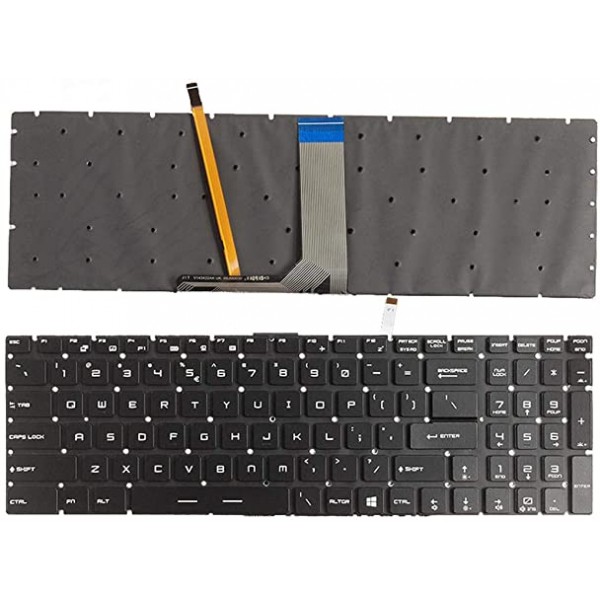 Tastatura laptop noua MSI GT72 GS60 GS70 WS60 GE72 GE62 Black Backlit without Frame Layout US
