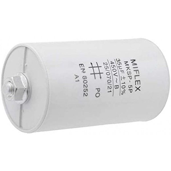 Condensator MIFLEX pentru motor 35Uf 450V