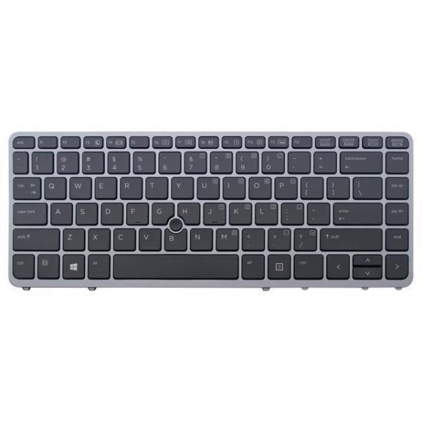 Tastatura laptop second hand HP EliteBook 840 850 745 740 750 ZBook 14 G2 776475-001 Layout US cu iluminare