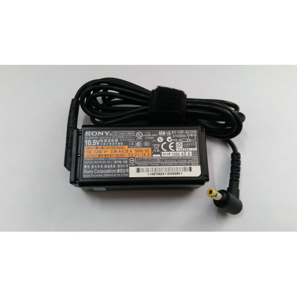 Alimentator laptop nou original SONY VAIO VGP-AC10V6 10.5V 1.9A 20W tip mufa 4.8mm x 1.7mm