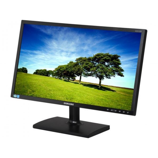 Monitor LED Samsung 21.5" Wide Full HD DVI VGA Negru S22C200B