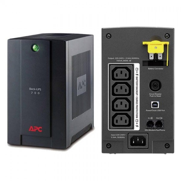 UPS APC Back-UPS BX700UI 700VA/390W 4 x  IEC 320 C13