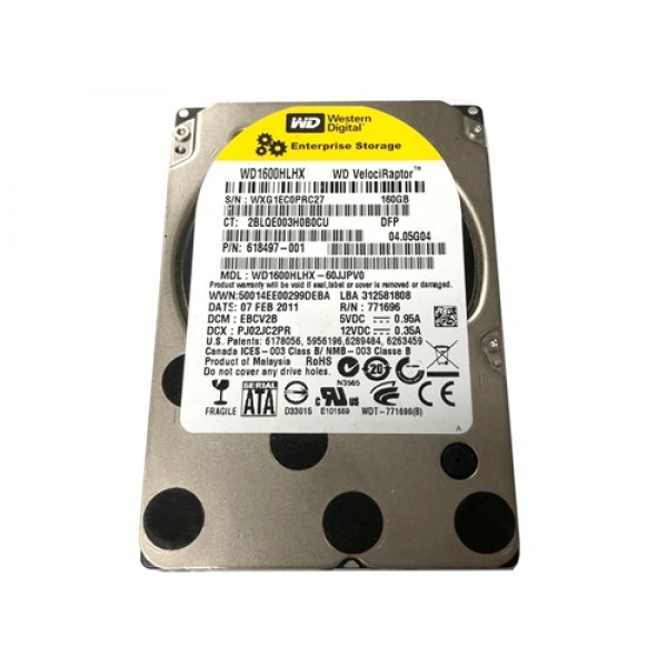 Hard disk Western Digital 160GB SATA Velociraptor 10K WD1600HLHX WD1600HLFS 2.5"
