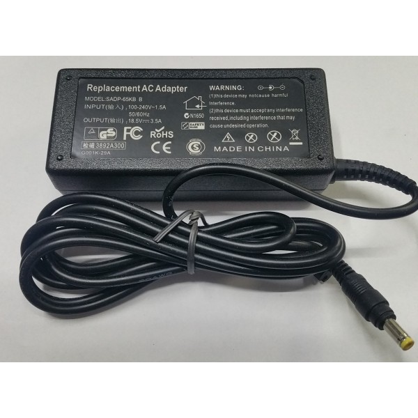 Alimentator laptop nou compatibil HP 18.5V 3.5A 65W tip mufa 4.8mm x 1.7mm