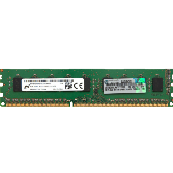 Memorie server HP 4GB DDR3 ECC 2RX8 PC3L-12800E 713751-071