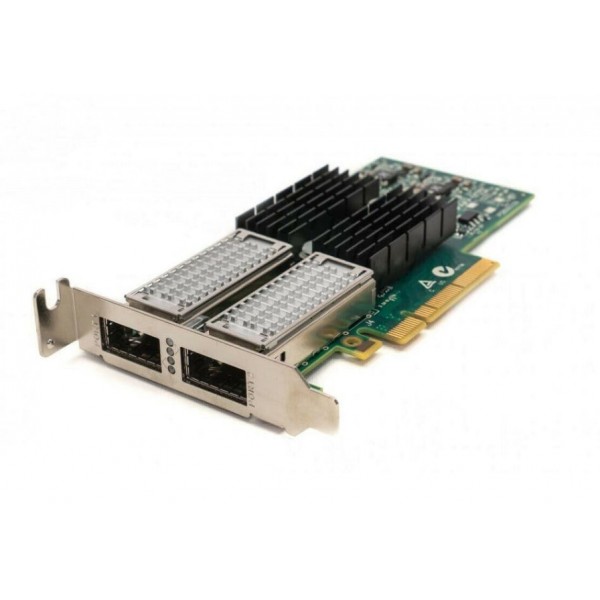 Placa de retea Dual Port server Sun Mellanox MCX354A-QCBT 40GbE/10GbE QSFP LP PCIe-x8 HCA 7046442 Low Profile