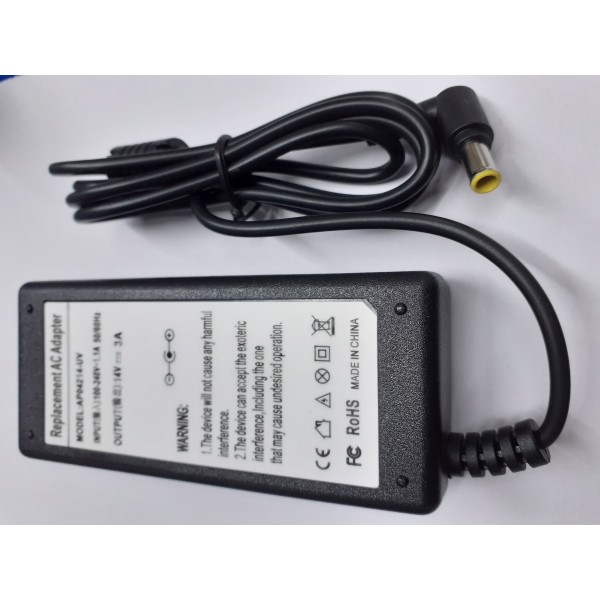 Alimentator nou compatibil monitor SONY 14V 3A AP04214-UV  tip mufa cu pin 6.5mm x 4.4mm