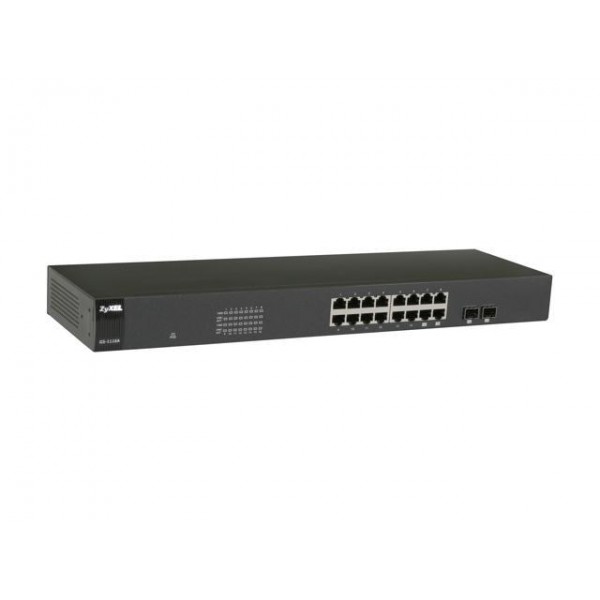 Switch Zyxel GS-1116A 16-port Gigabit Fara management 1U 2 x SFP