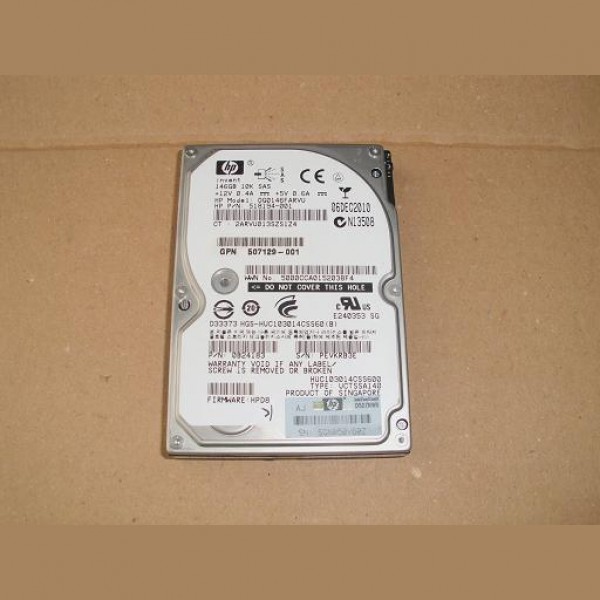Hard disk server HP SAS 146GB 10K 2.5'' 418367-B21 507129-002 507119-003 375863-010