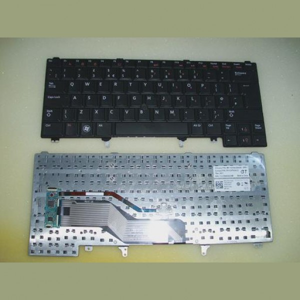 Tastatura laptop second hand DELL E5420 E5430 E6320 E6330 E6420 Black US with point stick UK J7P23