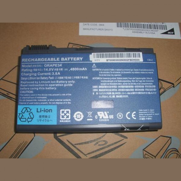 Acumulator laptop Nou compatibil  ACER TravelMate 5720G 7720G GRAPE34