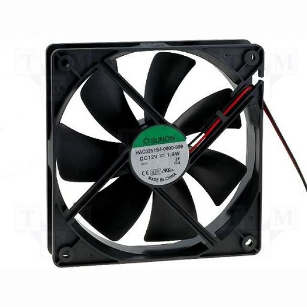 FAN 120X120X25 SLEEVE DC12V 93.4M3/H 29.6DBA