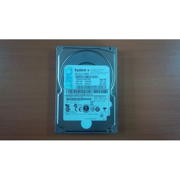 Hard disk server IBM System X 300GB 2.5'' 6Gbps 10K SAS Hot Swap FRU 42D0638 42D0637