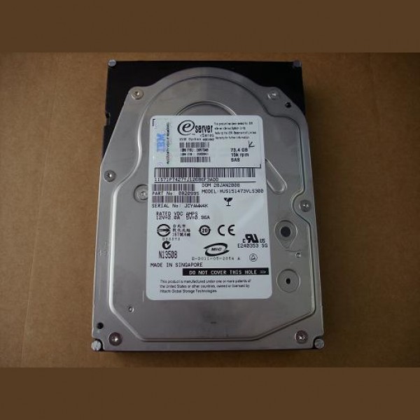 Hard disk server IBM X Series 73.4GB 15K SAS 3.5'' FRU 39R7348